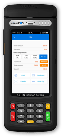wizarpos-q1-móvil-robusto-Android POS
